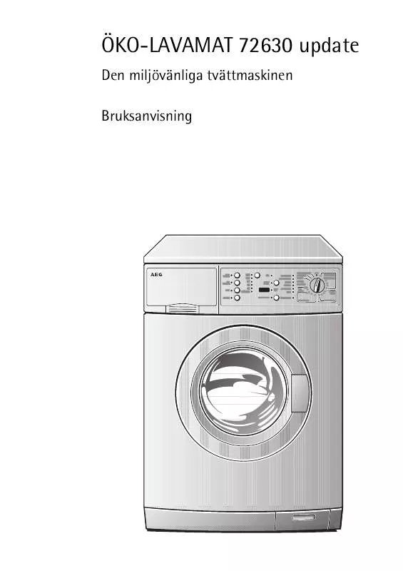 Mode d'emploi AEG-ELECTROLUX LAV72630-W