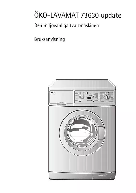 Mode d'emploi AEG-ELECTROLUX LAV73633-W