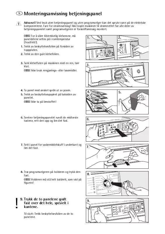 Mode d'emploi AEG-ELECTROLUX LAV88749