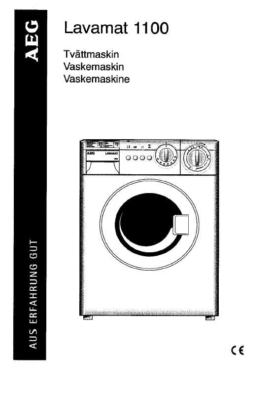 Mode d'emploi AEG-ELECTROLUX LAVAMAT1100