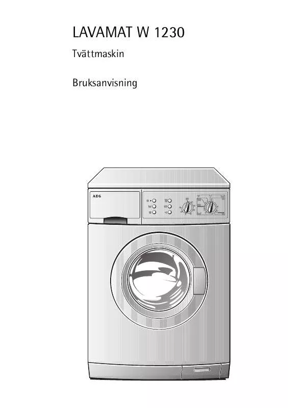 Mode d'emploi AEG-ELECTROLUX LAVW1230-W