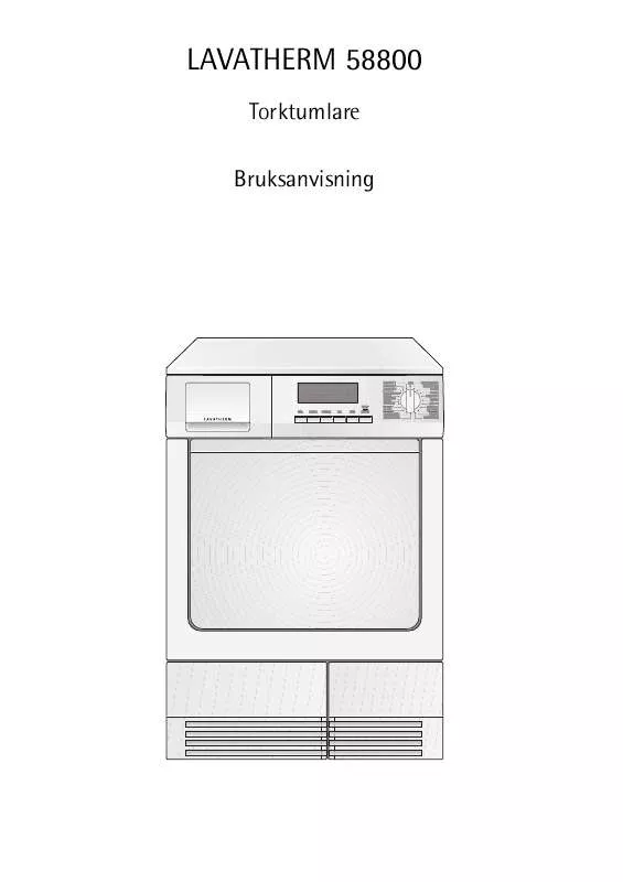 Mode d'emploi AEG-ELECTROLUX LTH58800