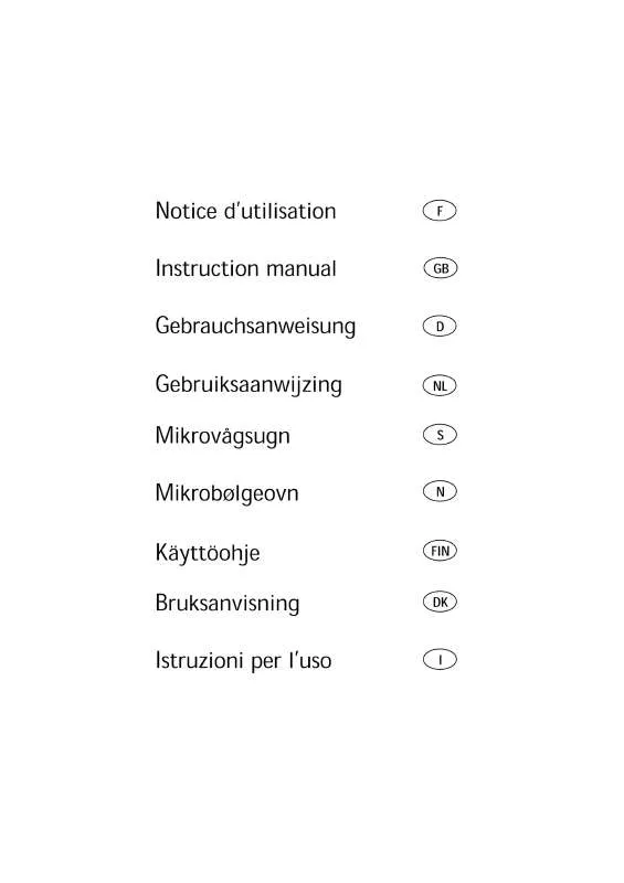 Mode d'emploi AEG-ELECTROLUX MC143EU-A/UK