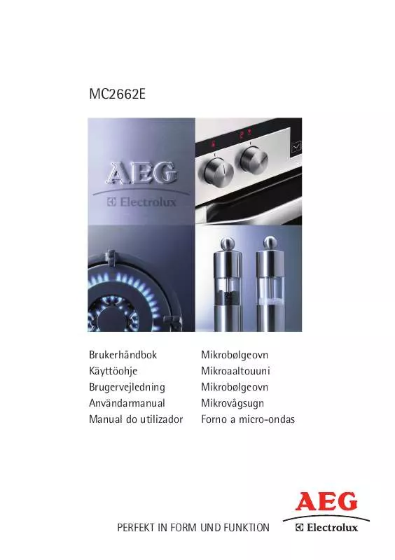 Mode d'emploi AEG-ELECTROLUX MC2662E-B