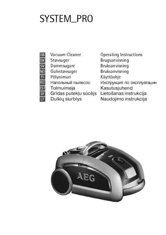 Mode d'emploi AEG-ELECTROLUX P3