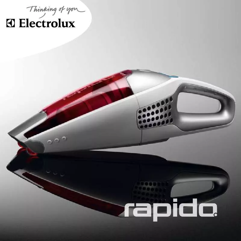 Mode d'emploi AEG-ELECTROLUX RAPIDO