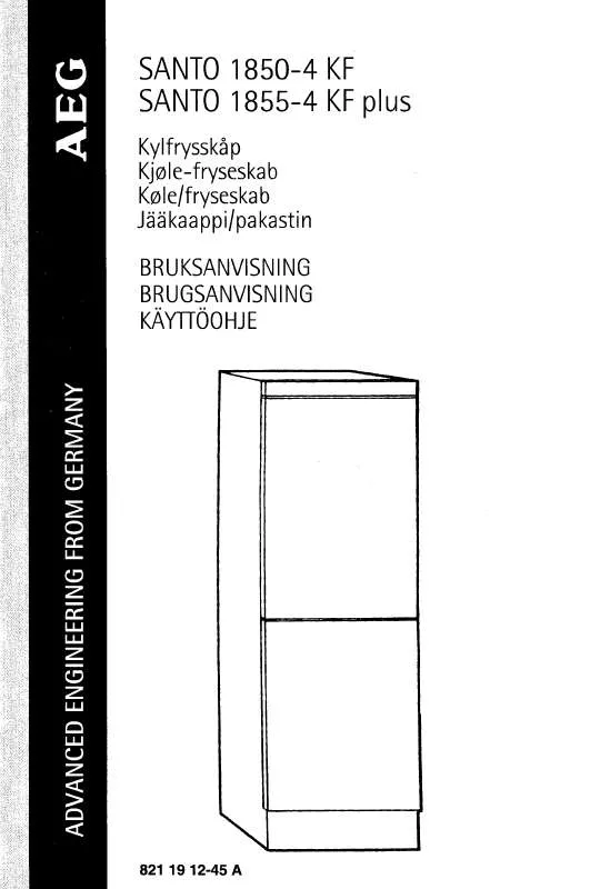 Mode d'emploi AEG-ELECTROLUX S1855-4KFP