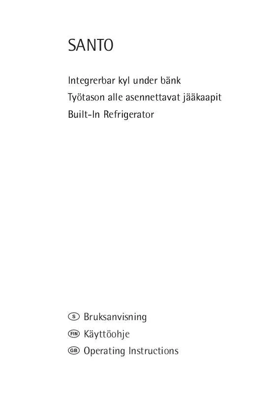 Mode d'emploi AEG-ELECTROLUX SANTOU86000-1I