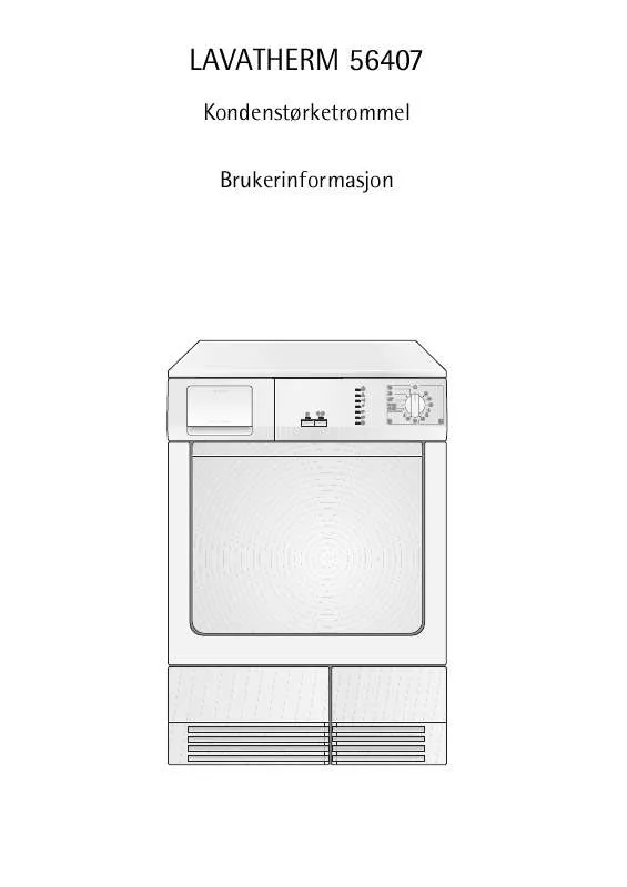 Mode d'emploi AEG-ELECTROLUX T56407