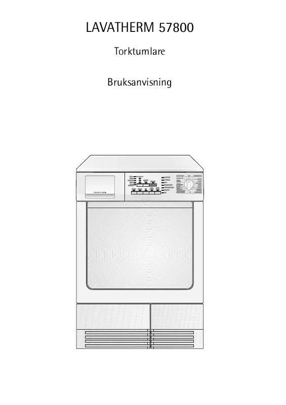 Mode d'emploi AEG-ELECTROLUX T57800