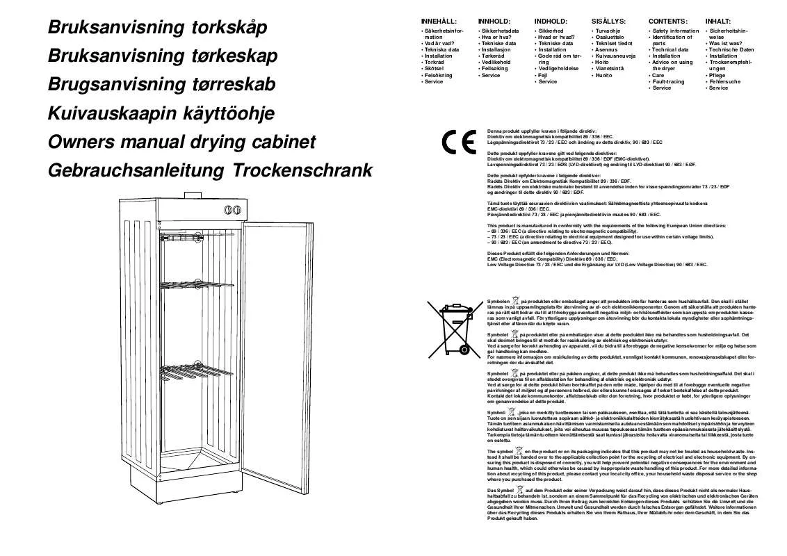 Mode d'emploi AEG-ELECTROLUX TS1850-4LH