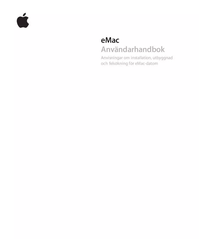 Mode d'emploi APPLE EMAC