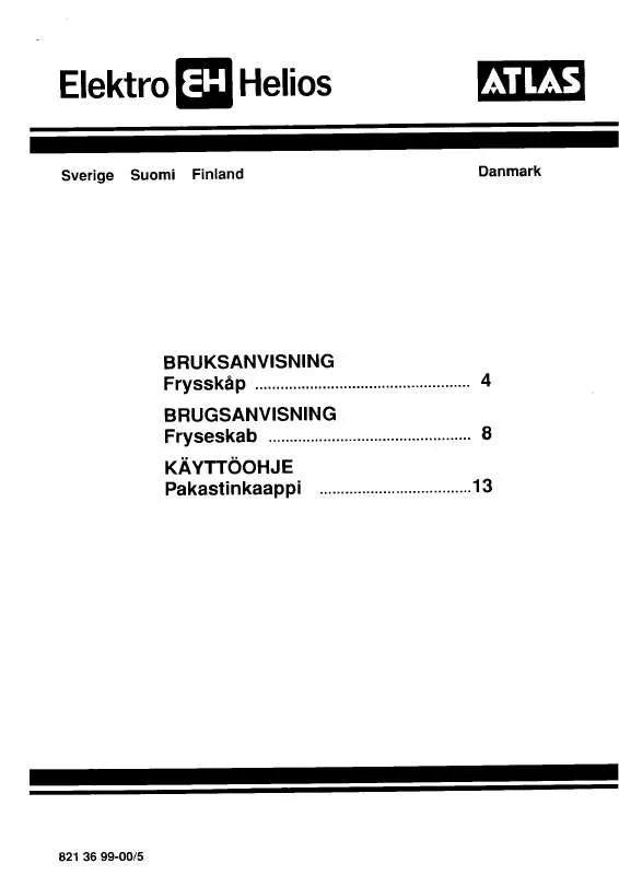 Mode d'emploi ATLAS FG321-2