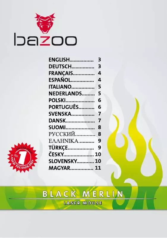 Mode d'emploi BAZOO 23458