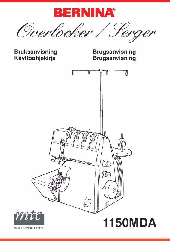 Mode d'emploi BERNINA 1150MDA