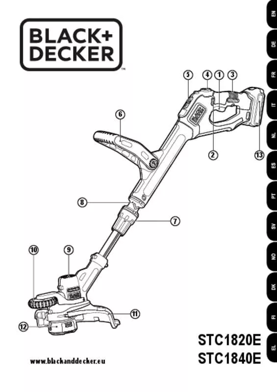 Mode d'emploi BLACK & DECKER CS 1840