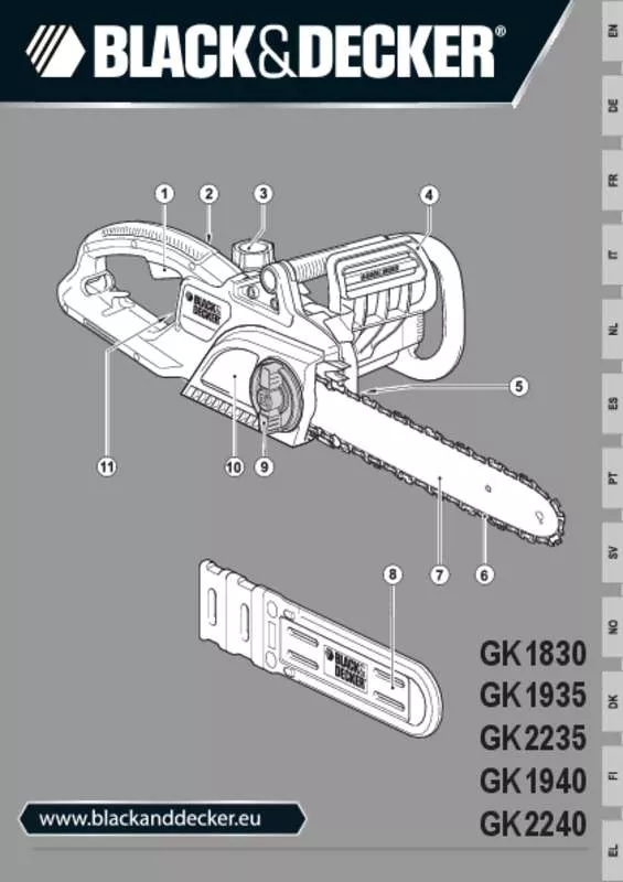 Mode d'emploi BLACK & DECKER GK1935