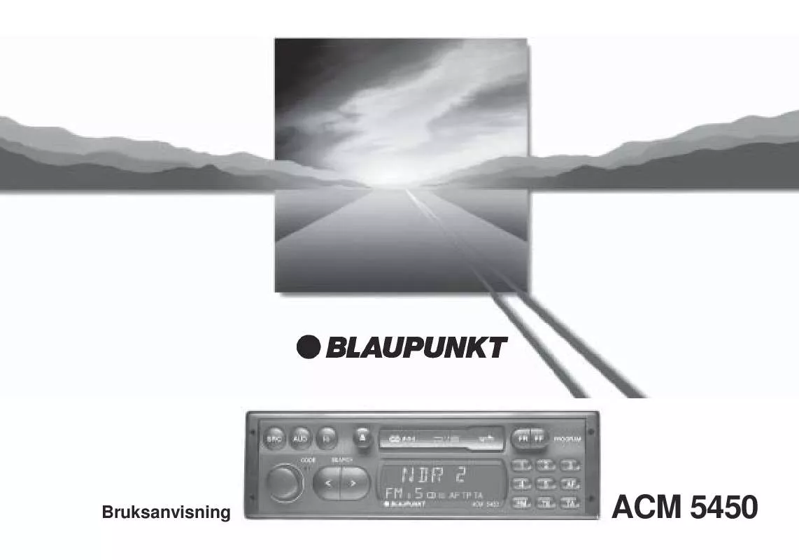 Mode d'emploi BLAUPUNKT ACM 5450