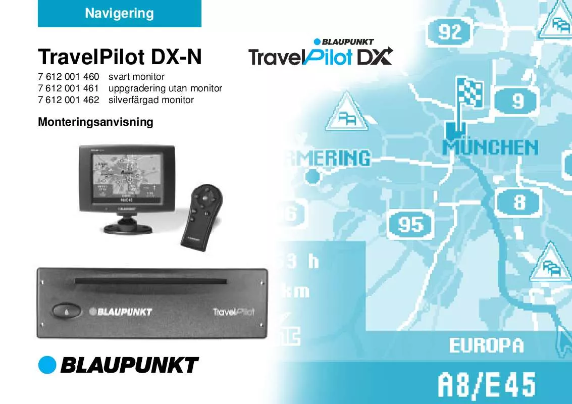 Mode d'emploi BLAUPUNKT TP DX-N BLACK