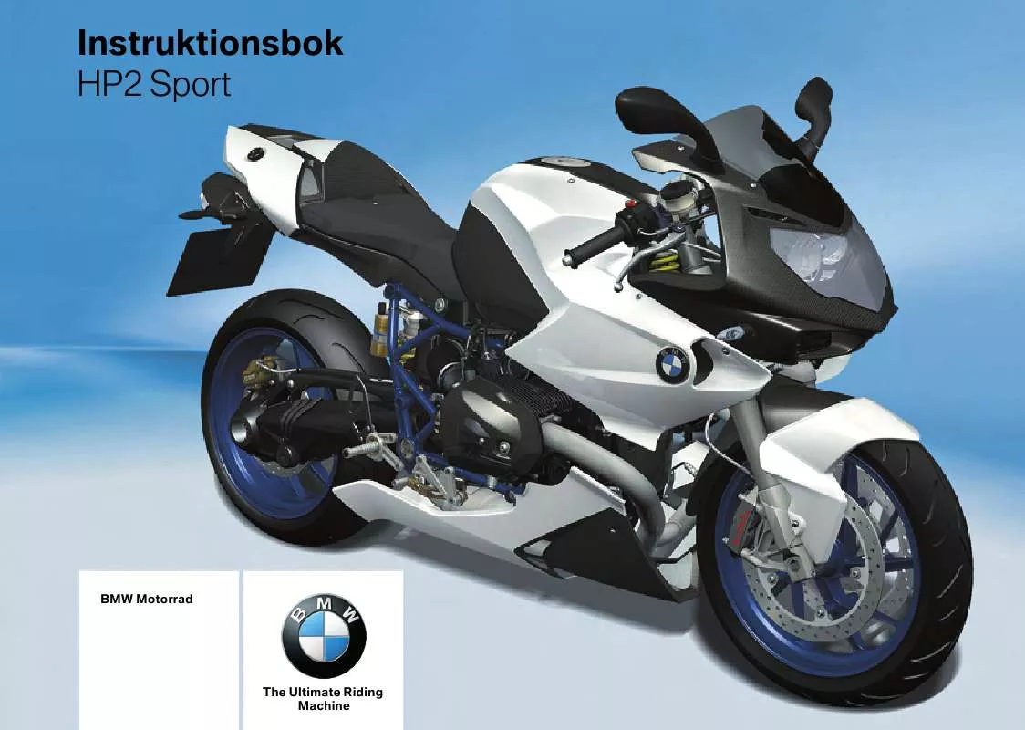 Mode d'emploi BMW HP2 SPORT