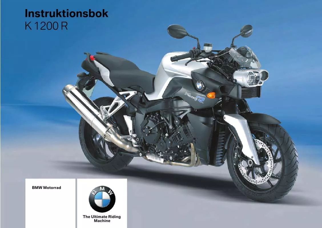 Mode d'emploi BMW K 1200 R