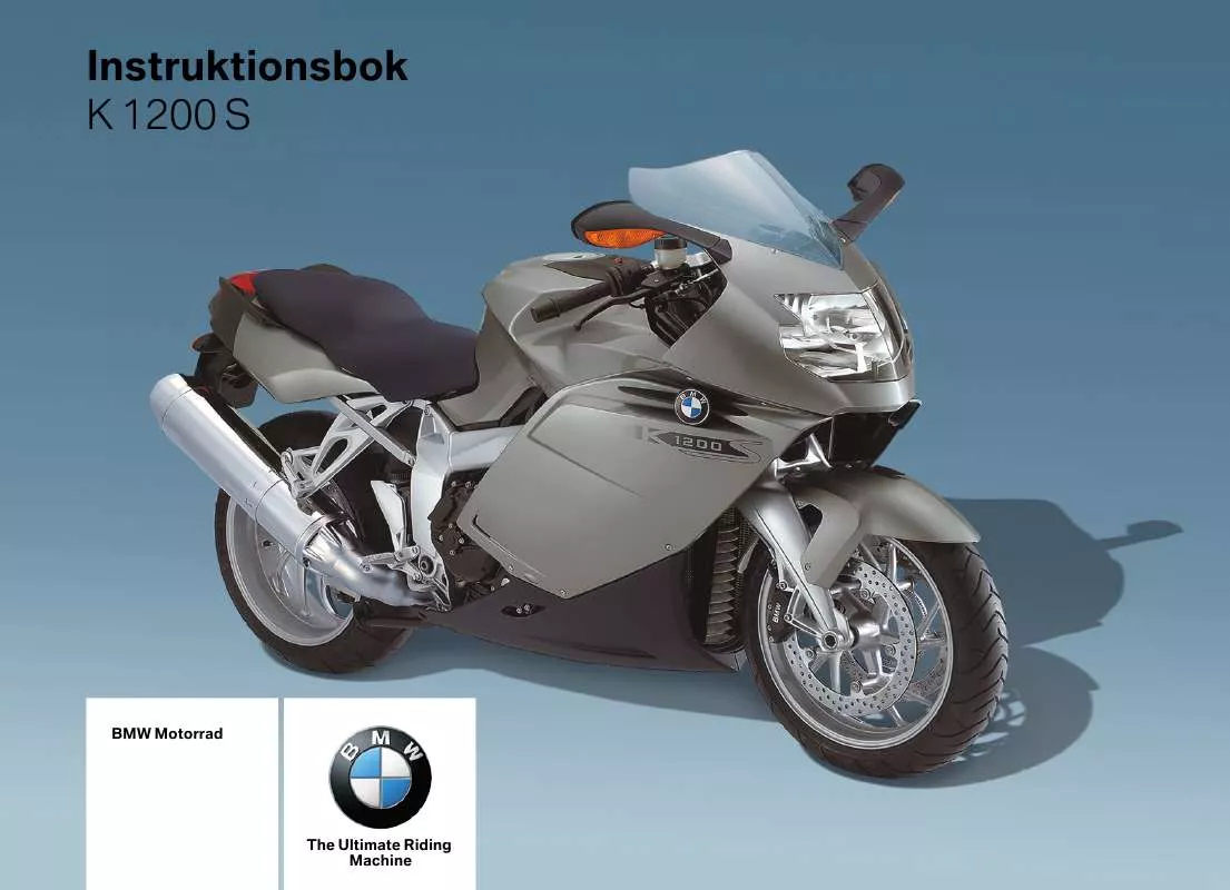 Mode d'emploi BMW K 1200 S