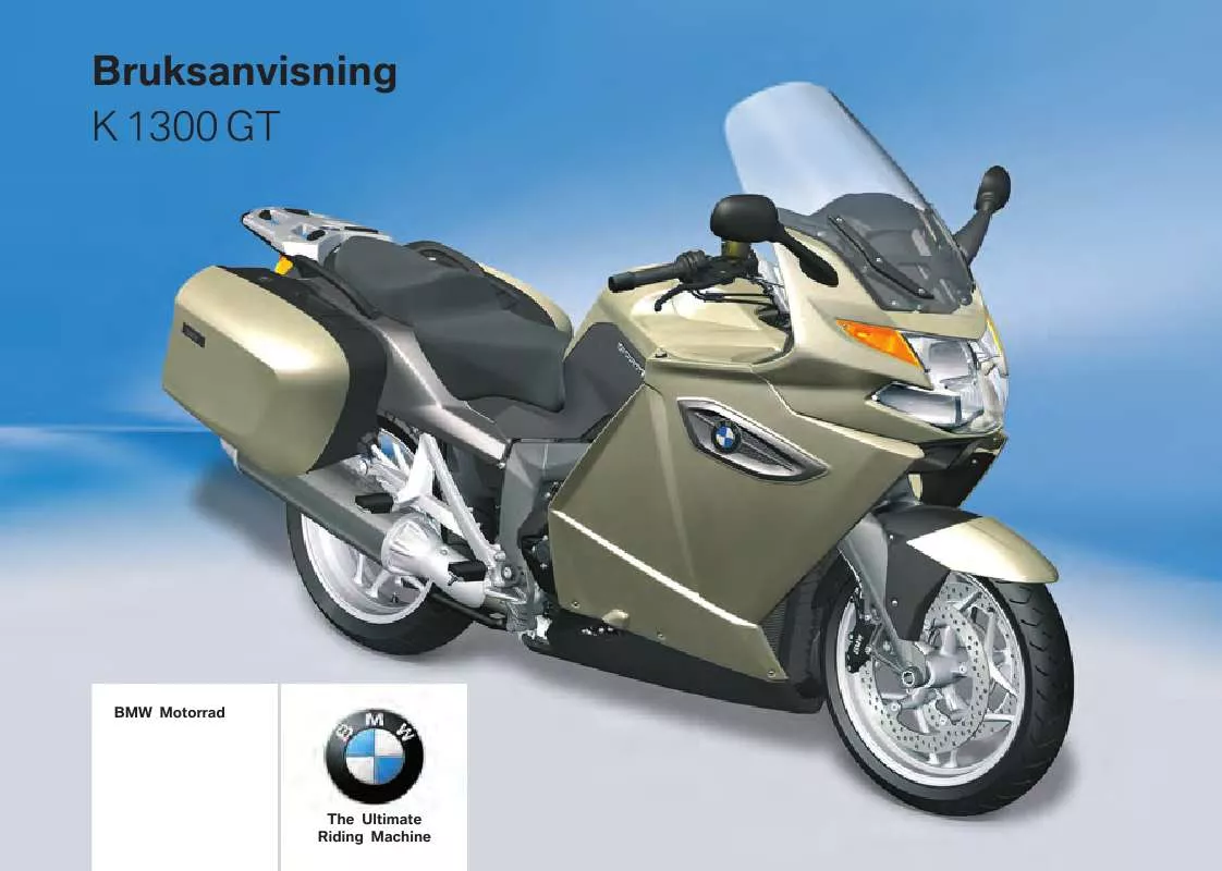 Mode d'emploi BMW K 1300 GT