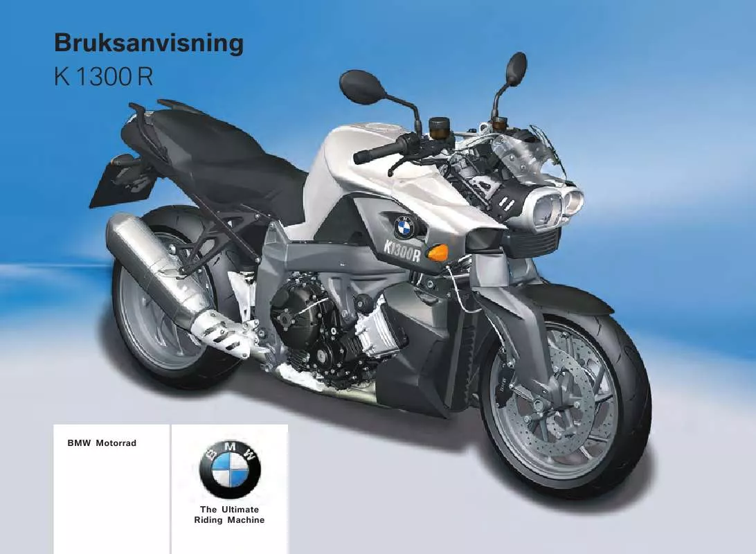 Mode d'emploi BMW K 1300 R