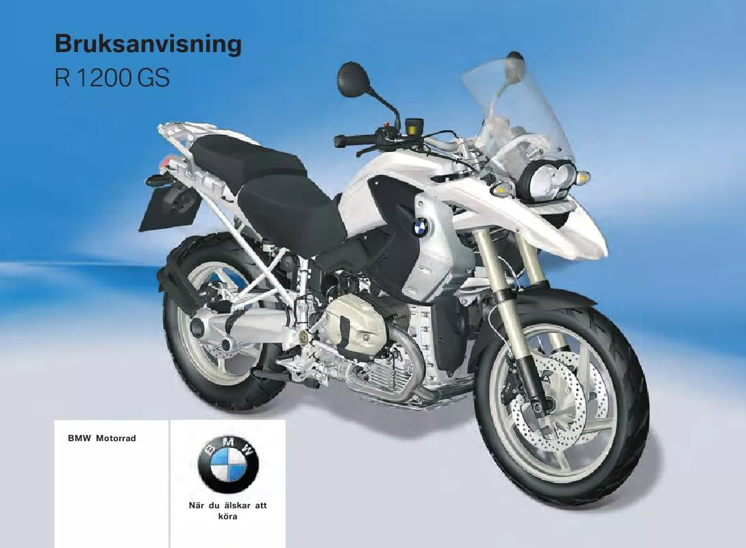 Mode d'emploi BMW R 1200 GS