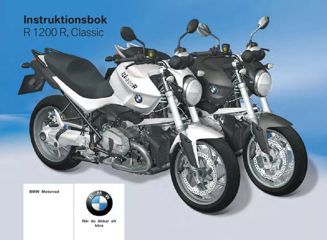 Mode d'emploi BMW R 1200 R CLASSIC