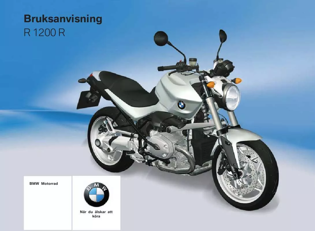 Mode d'emploi BMW R 1200 R