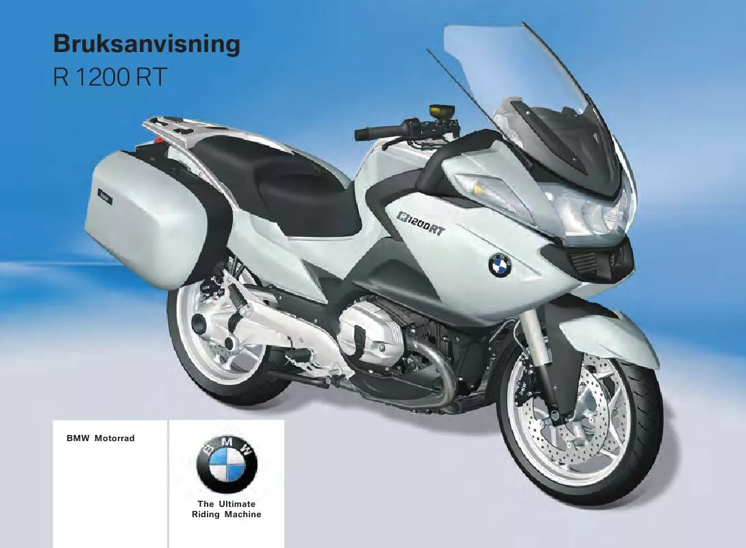 Mode d'emploi BMW R 1200 RT