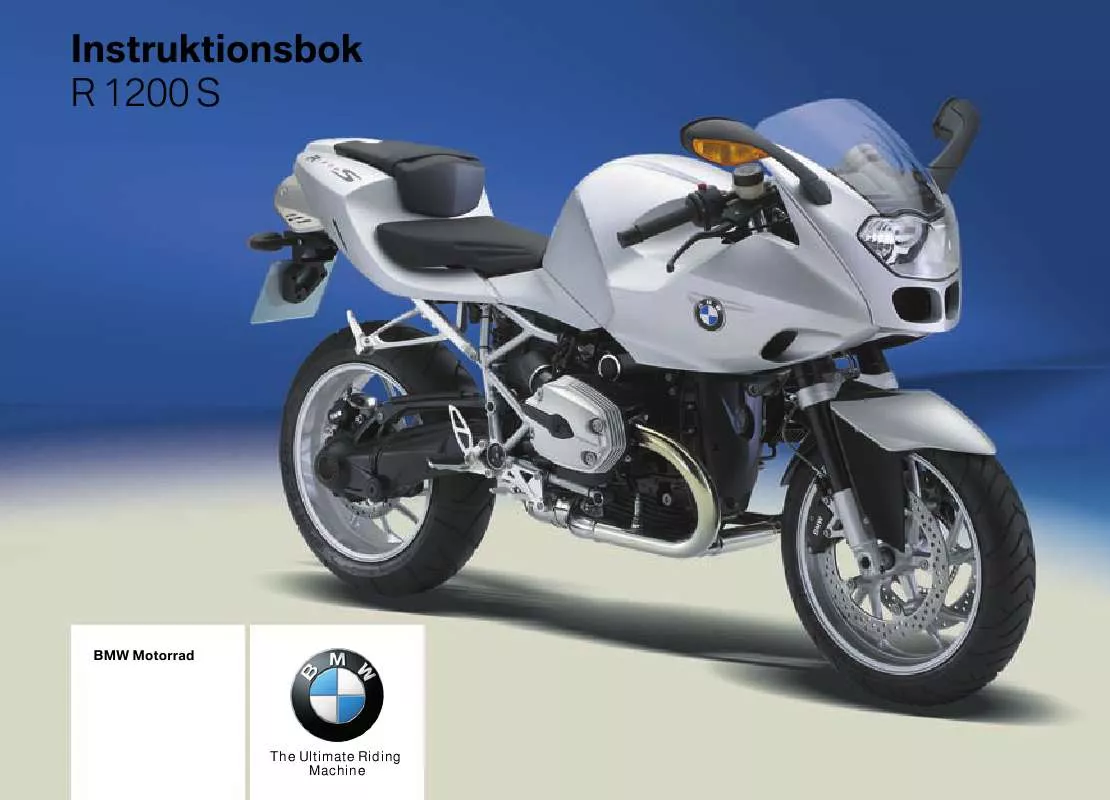 Mode d'emploi BMW R 1200 S