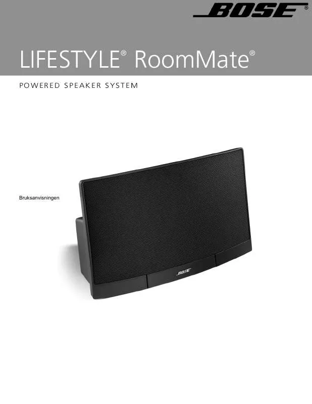 Mode d'emploi BOSE LIFESTYLE ROOMMATE HOGTALARSYSTEM