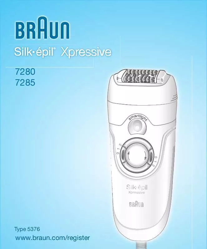 Mode d'emploi BRAUN 7280