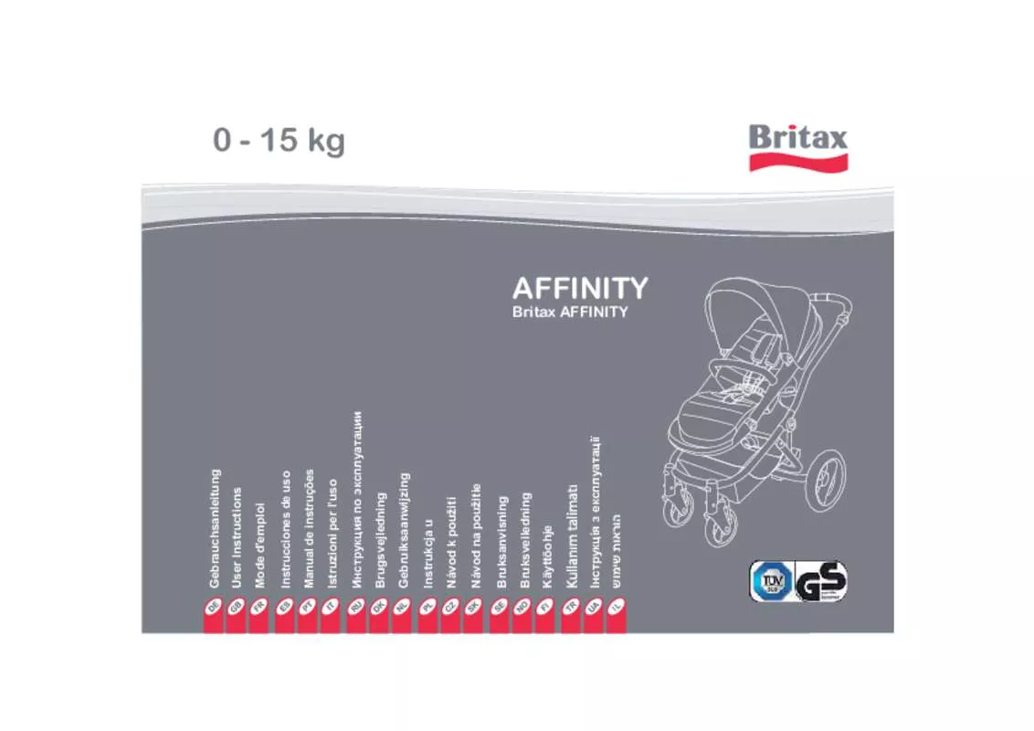 Mode d'emploi BRITAX AFFINITY