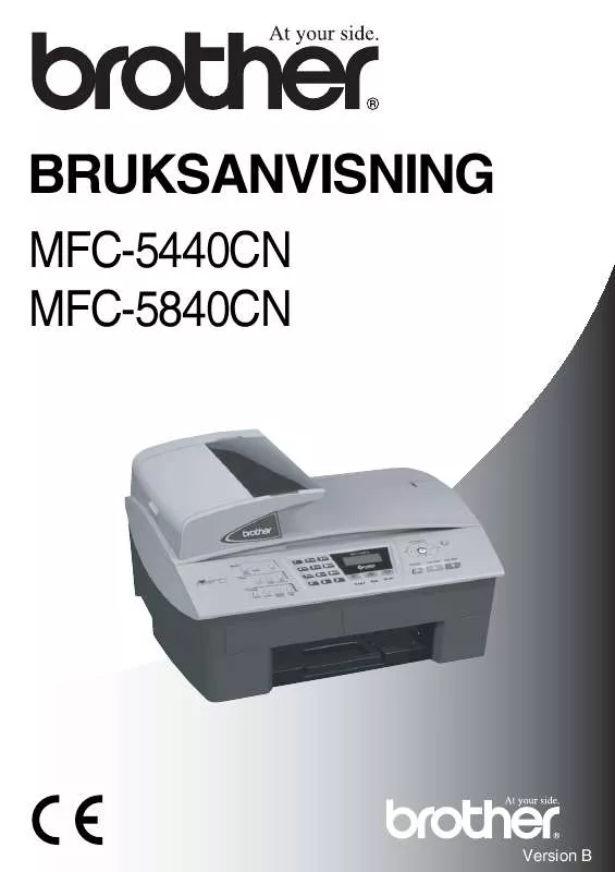 Mode d'emploi BROTHER MFC-5840CN