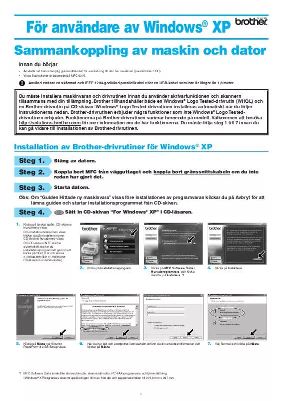 Mode d'emploi BROTHER MFC-9030