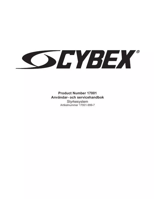 Mode d'emploi CYBEX INTERNATIONAL JUNGLE GYM