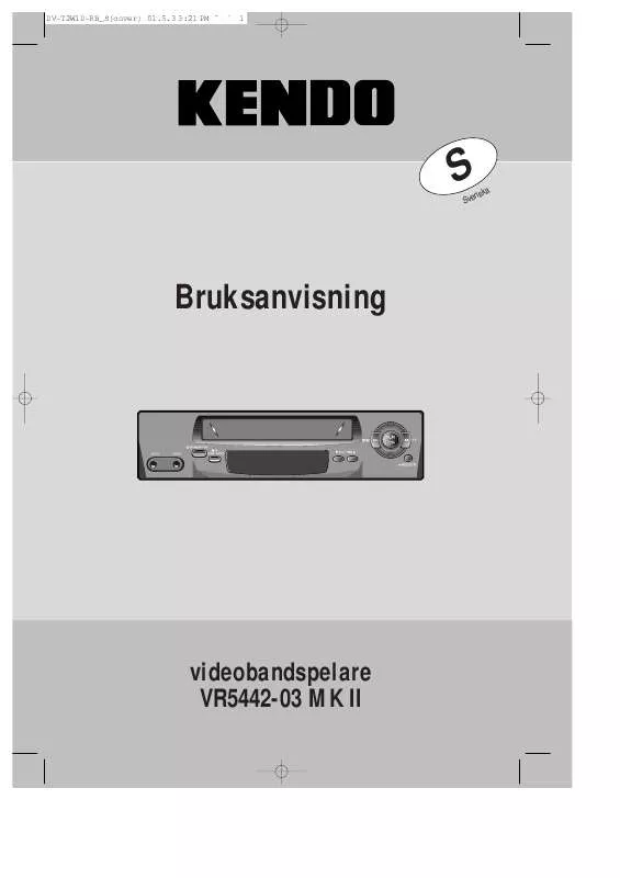 Mode d'emploi DAEWOO VR5442-03MK LL