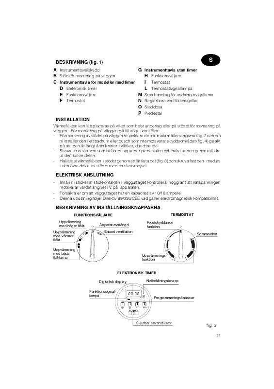 Mode d'emploi DELONGHI BHF 24D