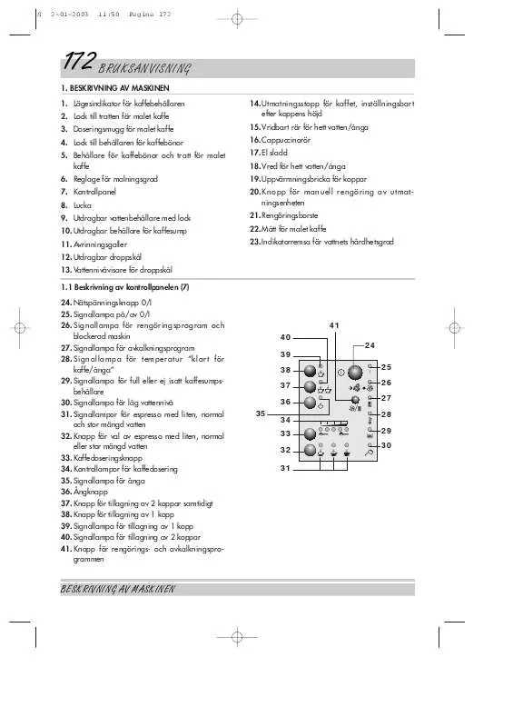 Mode d'emploi DELONGHI EC 2000. B