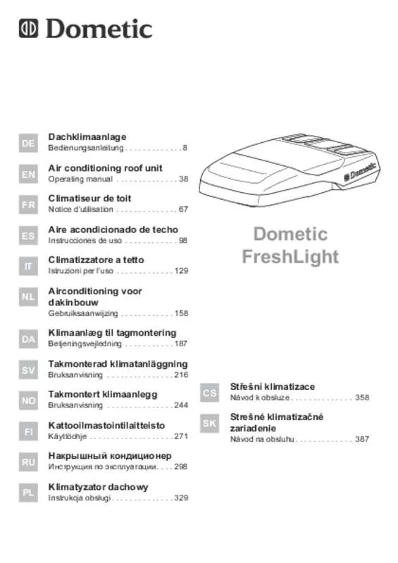 Mode d'emploi DOMETIC FRESHLIGHT 2200