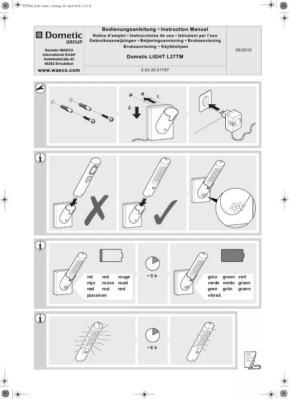 Mode d'emploi DOMETIC LIGHT L37TM