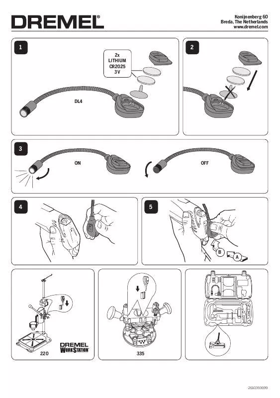 Mode d'emploi DREMEL LITE