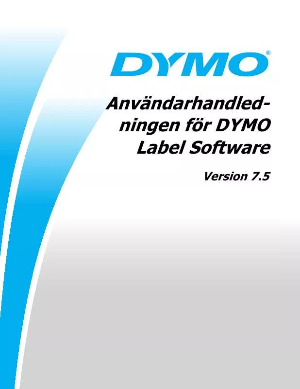 Mode d'emploi DYMO LABEL SOFTWARE