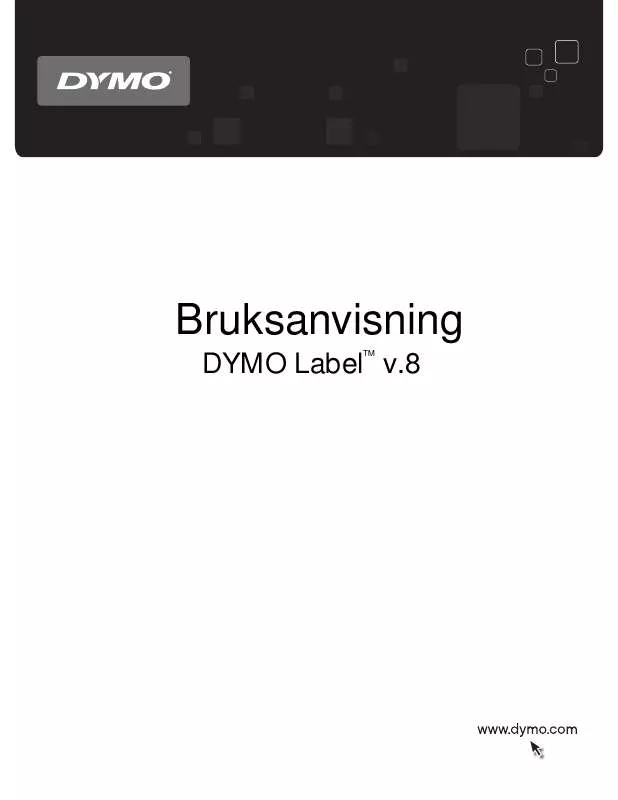 Mode d'emploi DYMO LABEL V.8