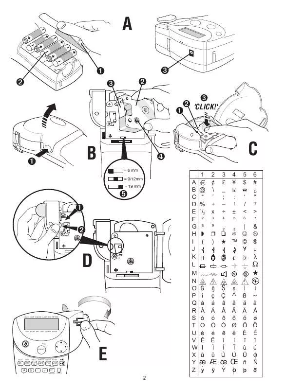 Mode d'emploi DYMO LP300