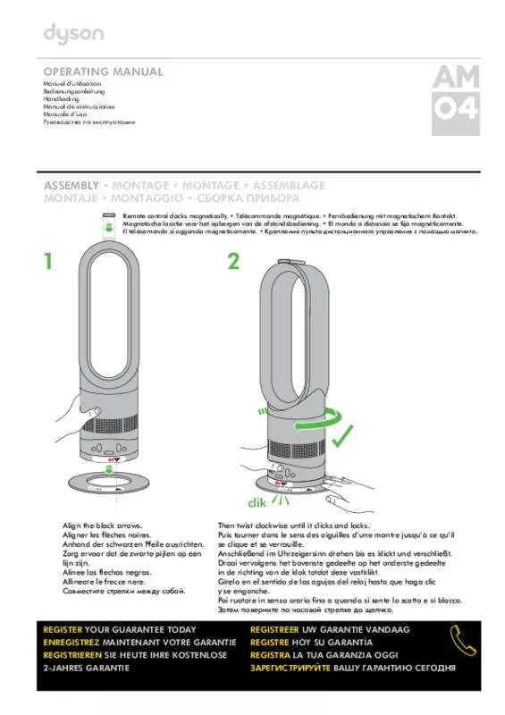 Mode d'emploi DYSON AM04