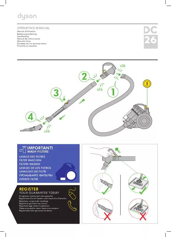 Mode d'emploi DYSON DC26